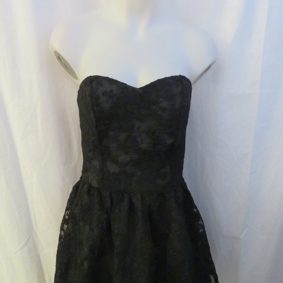 Black and Ivory Bloomingdale's Dress
